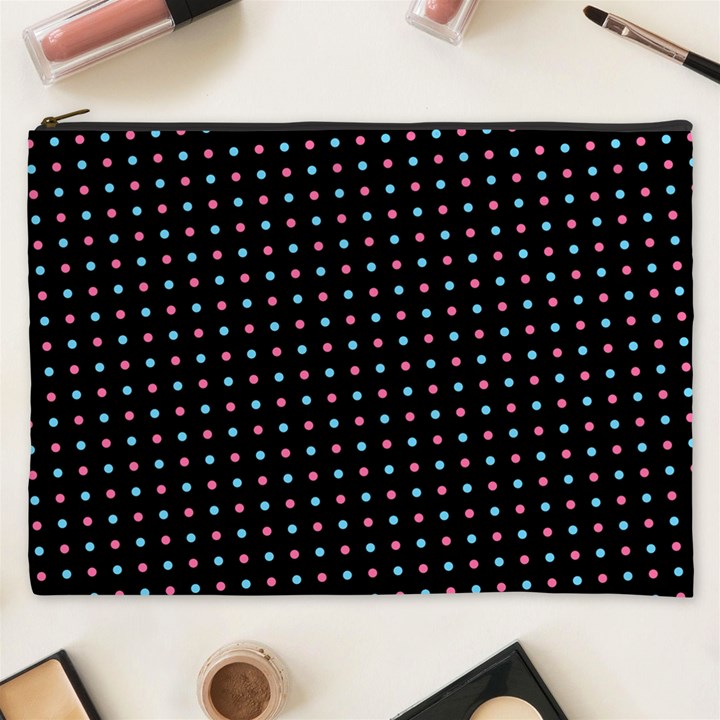 Pattern Dots Wallpaper Seamless Cosmetic Bag (XXXL)