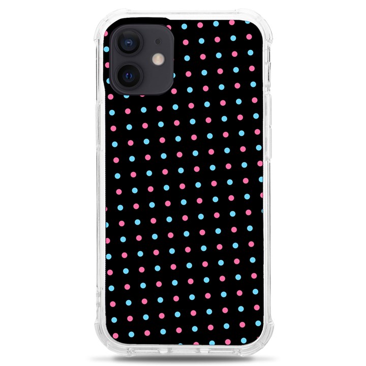 Pattern Dots Wallpaper Seamless iPhone 12 mini TPU UV Print Case	