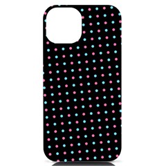 Pattern Dots Wallpaper Seamless Iphone 14 Black Uv Print Case by Salmanaz77