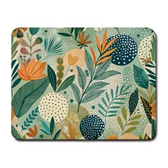 Leaves Pattern Flora Small Mousepad by Salmanaz77