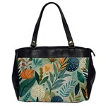 Leaves Pattern Flora Oversize Office Handbag Front