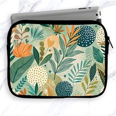 Leaves Pattern Flora Apple Ipad 2/3/4 Zipper Cases by Salmanaz77