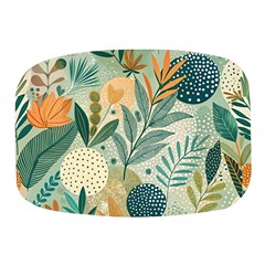 Leaves Pattern Flora Mini Square Pill Box by Salmanaz77