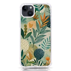 Leaves Pattern Flora Iphone 14 Plus Tpu Uv Print Case by Salmanaz77