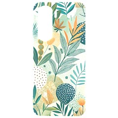 Leaves Pattern Flora Samsung Galaxy S24 Plus 6 7 Inch Black Tpu Uv Case