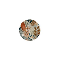 Leaves Pattern Floral 1  Mini Magnets by Salmanaz77