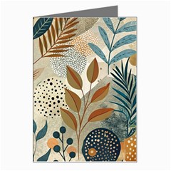 Leaves Pattern Floral Greeting Card by Salmanaz77