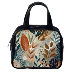 Leaves Pattern Floral Classic Handbag (one Side) by Salmanaz77