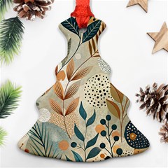 Leaves Pattern Floral Ornament (christmas Tree) 