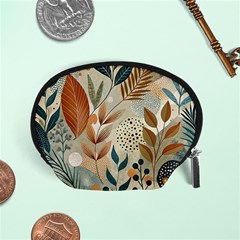 Leaves Pattern Floral Accessory Pouch (small) by Salmanaz77