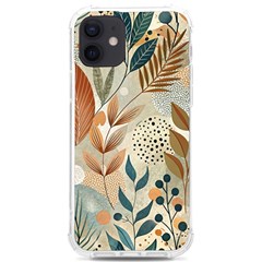 Leaves Pattern Floral Iphone 12/12 Pro Tpu Uv Print Case by Salmanaz77