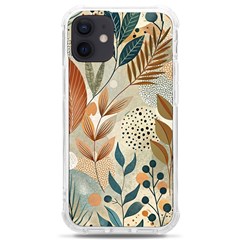 Leaves Pattern Floral Iphone 12 Mini Tpu Uv Print Case	 by Salmanaz77