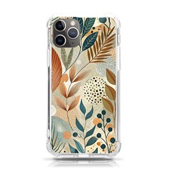 Leaves Pattern Floral Iphone 11 Pro 5 8 Inch Tpu Uv Print Case by Salmanaz77