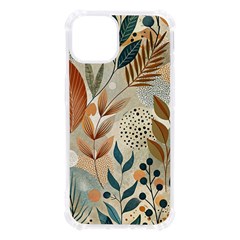 Leaves Pattern Floral Iphone 13 Tpu Uv Print Case by Salmanaz77