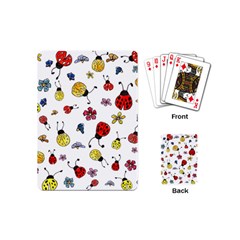 Seamless Pattern Nature Flowers Playing Cards Single Design (mini)