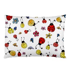 Seamless Pattern Nature Flowers Pillow Case (two Sides) by Salmanaz77