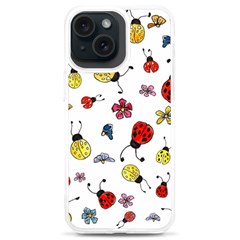 Seamless Pattern Nature Flowers Iphone 15 Plus Tpu Uv Print Case by Salmanaz77