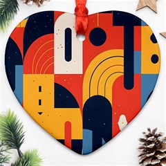 Abstract Pattern Design Ornament (heart)