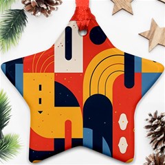 Abstract Pattern Design Ornament (star)