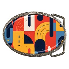 Abstract Pattern Design Belt Buckles by Salmanaz77