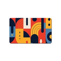 Abstract Pattern Design Magnet (name Card) by Salmanaz77