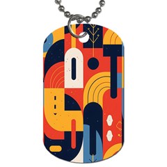 Abstract Pattern Design Dog Tag (one Side) by Salmanaz77