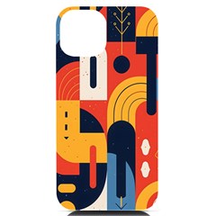 Abstract Pattern Design Iphone 14 Black Uv Print Case by Salmanaz77