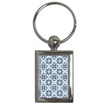 Tiles Abstract Pattern Texture Design Key Chain (Rectangle) Front