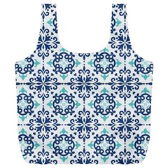 Tiles Abstract Pattern Texture Design Full Print Recycle Bag (xl)