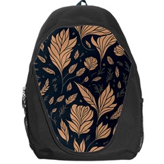 Background Pattern Leaves Texture Backpack Bag by Salmanaz77