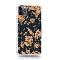 Background Pattern Leaves Texture Iphone 11 Pro Max 6 5 Inch Tpu Uv Print Case by Salmanaz77