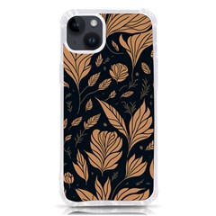 Background Pattern Leaves Texture Iphone 14 Plus Tpu Uv Print Case by Salmanaz77