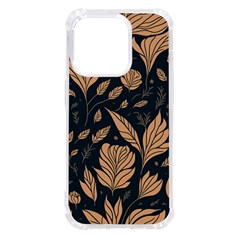 Background Pattern Leaves Texture Iphone 14 Pro Tpu Uv Print Case by Salmanaz77