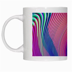 Swirl Twirl Design Pattern Purple White Mug by Salmanaz77