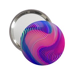 Swirl Twirl Design Pattern Purple 2 25  Handbag Mirrors by Salmanaz77