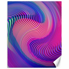 Swirl Twirl Design Pattern Purple Canvas 11  X 14  by Salmanaz77