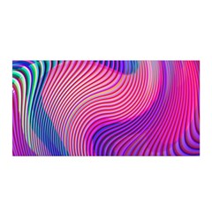 Swirl Twirl Design Pattern Purple Satin Wrap 35  X 70  by Salmanaz77