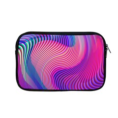 Swirl Twirl Design Pattern Purple Apple Macbook Pro 13  Zipper Case by Salmanaz77