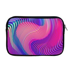 Swirl Twirl Design Pattern Purple Apple Macbook Pro 17  Zipper Case by Salmanaz77