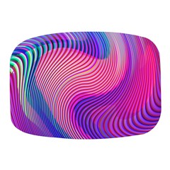 Swirl Twirl Design Pattern Purple Mini Square Pill Box by Salmanaz77