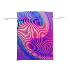 Swirl Twirl Design Pattern Purple Lightweight Drawstring Pouch (l) by Salmanaz77