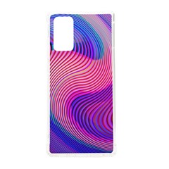 Swirl Twirl Design Pattern Purple Samsung Galaxy Note 20 Tpu Uv Case by Salmanaz77