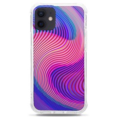 Swirl Twirl Design Pattern Purple Iphone 12 Mini Tpu Uv Print Case	 by Salmanaz77