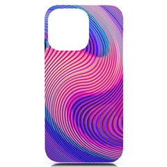 Swirl Twirl Design Pattern Purple Iphone 14 Pro Max Black Uv Print Case by Salmanaz77