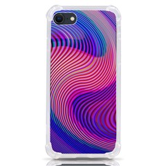 Swirl Twirl Design Pattern Purple Iphone Se by Salmanaz77