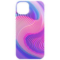 Swirl Twirl Design Pattern Purple Iphone 15 Pro Black Uv Print Pc Hardshell Case by Salmanaz77