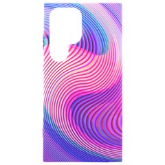 Swirl Twirl Design Pattern Purple Samsung Galaxy S24 Ultra 6 9 Inch Black Tpu Uv Case by Salmanaz77