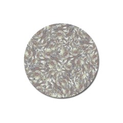 Fantasy Floral Random Pattern Magnet 3  (round)