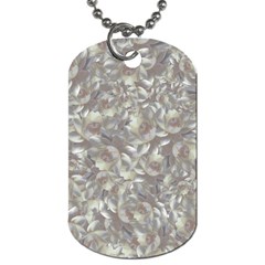 Fantasy Floral Random Pattern Dog Tag (one Side)