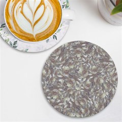 Fantasy Floral Random Pattern Uv Print Round Tile Coaster by dflcprintsclothing